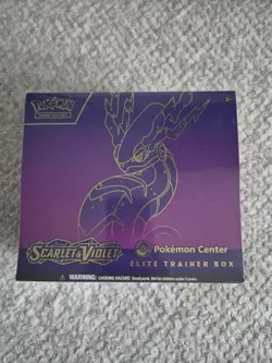 Pokemon Scarlet and Violet Pokemon Center Elite Trainer Box Miraidon - Image 1
