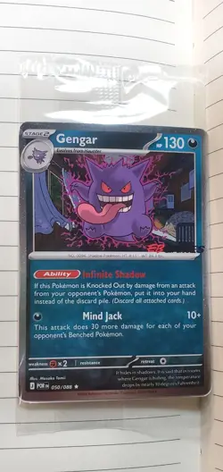 Gengar EB games stamped PROMO exclusive holofoil Pokemon TCG 050/088 - Image 1