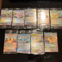 Pokemon Promo Sealed Lot Eeveelution 9 Cards - Image 1