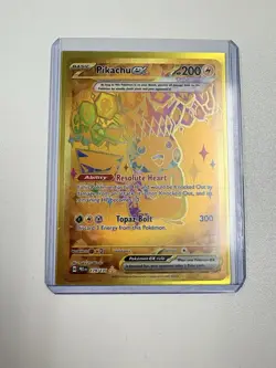 Pokemon Pikachu Ex 179/131 Sv: Prismatic Evolutions Hyper Rare Holo Card - Image 1