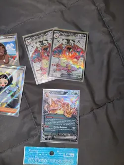 Pokemon TCG Scorching Charizard Playmat And Box With Full Art Cards RARE - Image 2