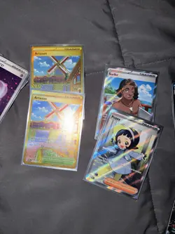 Pokemon TCG Scorching Charizard Playmat And Box With Full Art Cards RARE - Image 3
