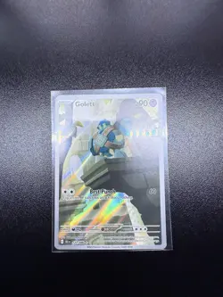 Golett 122/086 SV: Black Bolt Holo Illustration Rare Pokemon TCG NM - Image 2