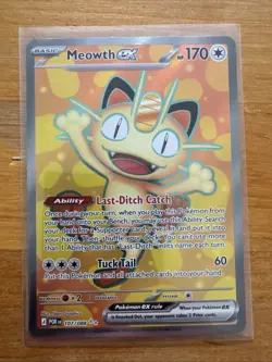 Pokemon Meowth Ex Ultra Rare 107/88 NM Perfect order - Image 1