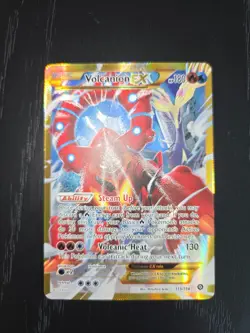 Volcanion EX 115/114 - XY Steam Siege XY Pokemon card TCG - Image 2