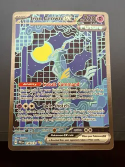 Pokemon Iron Crown ex 158/131 Prismatic Special Illustration Rare See Pics - Image 1