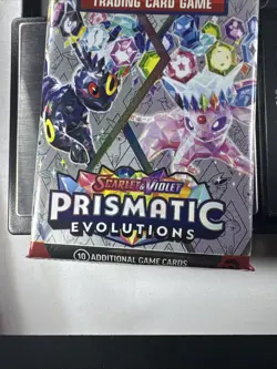 22.24g Prismatic Evolutions Pokemon Booster Pack New Sealed - Image 2