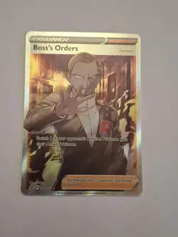 Pokemon Boss's Orders Full Art Trainer Rebel Clash 189/192 - Image 1