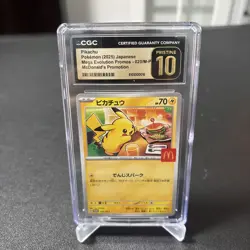 Pokemon Pikachu 020/M-P Mega Evolution Promo 2025 Japanese CGC Pristine 10 - Image 1