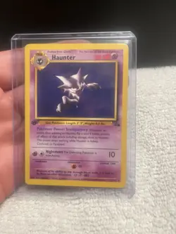 Haunter Fossil 1st Edition 21/62 Regular Uncommon Pokemon TCG Card WOTC 1999 - Image 1