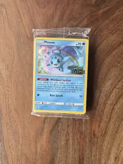 Pokemon Phione SM220 - Prerelease Stamped Promo Cosmic Eclipse - SEALED - Image 1
