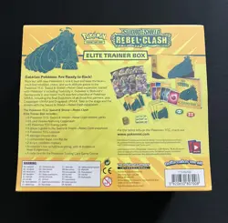 Rebel Clash Elite Trainer Box ETB Sword & Shield Pokemon Factory Sealed - Image 2