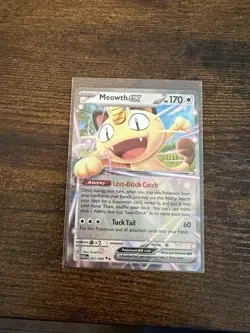Pokemon TCG Perfect Order Meowth Ex Double Rare 062/088 - Image 1