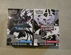 Pokemon TCG Black Bolt & White Flare Booster Bundle Lot Of 2 *Factory Sealed* - Image 1