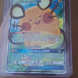 Pokemon Dedenne GX 195A/214 Alternate Art Holo Promo English - Image 1