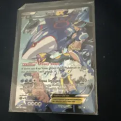 Pokemon Team Aqua's Kyogre EX 6/34 Double Crisis Ultra Rare EX Full Art Holo - Image 1