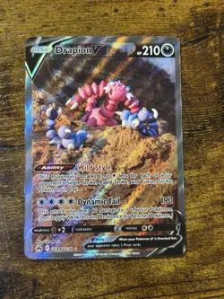 Pokemon TCG Drapion v GG49/GG70 Crown Zenith: Galarian Gallery Holo Full Art - Image 1