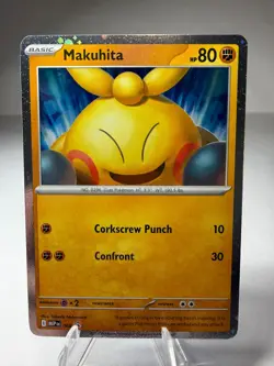 Makuhita 068 Cosmos Holo Promo MEP Perfect Order Pokemon NM - Image 1