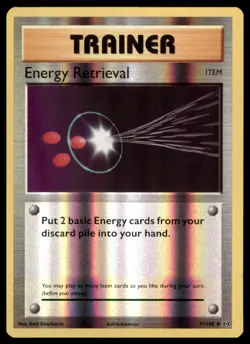 Pokemon - Energy Retrieval XY - Evolutions #77/108 - Reverse Holo NM - Image 1