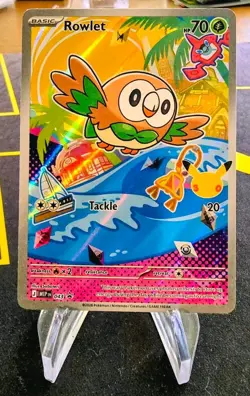 Rowlet - 043 043 Holo Promo ME: Mega Evolution Promo Pokemon Near Mint - Image 2