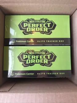 X2 Pokemon TCG Perfect Order Pokemon Center Elite Trainer Box ETB IN-HAND - Image 1
