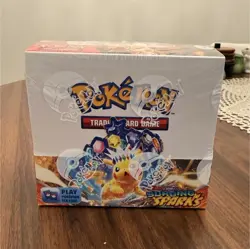 Pokemon Scarlet & Violet Shining Sparks Booster Box English Pikachu - Image 1