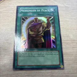 YUGIOH Super Rare Messenger Of Peace MRL-E102 1st Edition LP - Image 1