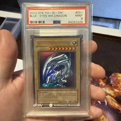 2002 Blue Eyes White Dragon PSA 9 SDK-001 - Image 1