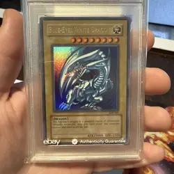 2002 Blue Eyes White Dragon PSA 9 SDK-001 - Image 3