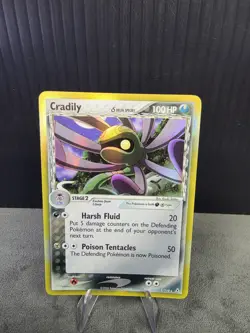 Cradily 2/110 EX Holon Phantoms Holo Pokemon TCG Rare Vintage Trading Card NM! - Image 2
