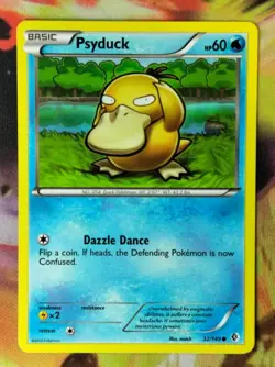 Psyduck 32/149 MP 2012 Boundaries Crossed Black White Pokemon Card - Image 1