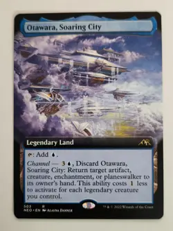 2022 Magic The Gathering MTG Borderless Otawara, Soaring City - Image 1