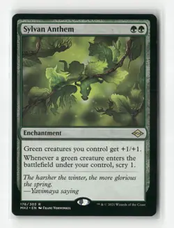 Sylvan Anthem - #176 - Non Foil - MTG - Near Mint - Image 1