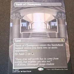 Vault of Champions - Rare Land - White/Black - MTG - Commander Masters 667 - NM+ - Image 1