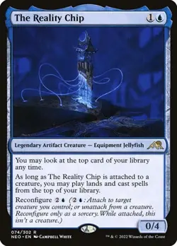 The Reality Chip - Foil Kamigawa: Neon Dynasty LP MTG - Image 1