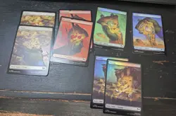 Lot Of 8 Land Lot TMNT Magic The Gathering NM Swamp Forest Island FOIL Mountain - Image 1