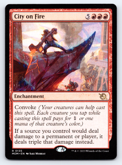 City On Fire - March of the Machine - MTG - Image 1