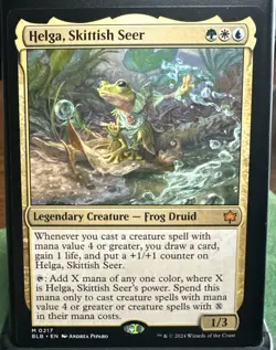 MTG Magic : Helga, Skittish Seer BLB 217 Bloomburrow - Mythic / PACK FRESH - Image 1