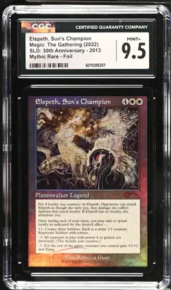 ELSPETH, SUN'S CHAMPION Secret Lair Foil Mythic CGC 9.5 MTG [Nostalgium] - Image 1