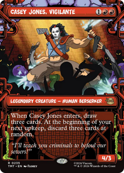 Casey Jones, Vigilante (REGULAR) x1 - MTG Teenage Mutant Ninja Turtles TMT #235 - Image 1
