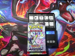 VERY HEAVY! GOD PACKUU SIRUU 22.09g Prismatic Evolutions Pokemon Booster - Image 1