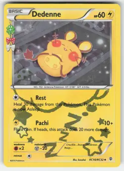 Dedenne RC10/RC32 Uncommon Generations Pokemon NM - Image 1