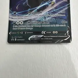 Umbreon V SWSH203 Single Strike Promo Basic 200 HP Holo Pokemon Card - Image 3