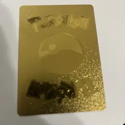 Pokemon Mew V Gold Foil Fan Art Collector Card - 180 HP - Image 2