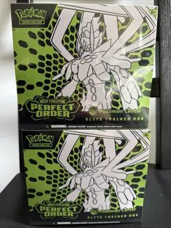 Mega Evolution Perfect Order Pokemon Center Elite Trainer Box ETB X2 - Image 1