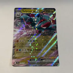 Salamence ex 114/159 Journey Stamp Exclusive Promo Near Mint Pokemon - Image 1