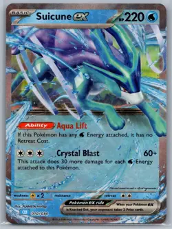 Pokemon TCG Classic Collection Blastoise | Suicune EX 010 - Image 1
