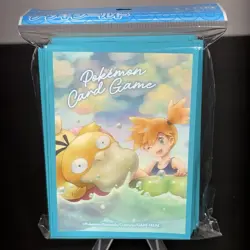 Pokemon Japan Deck Sleeves - Misty & Psyduck - 64 Pack - New US SELLER! - Image 1