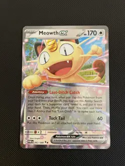 Meowth EX 062/088 Pokemon Perfect Order NM - Image 1