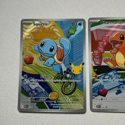 Pokemon TCG First Partner Illustration Collection Series 1 Kanto GEN 1 Starters - Image 2
